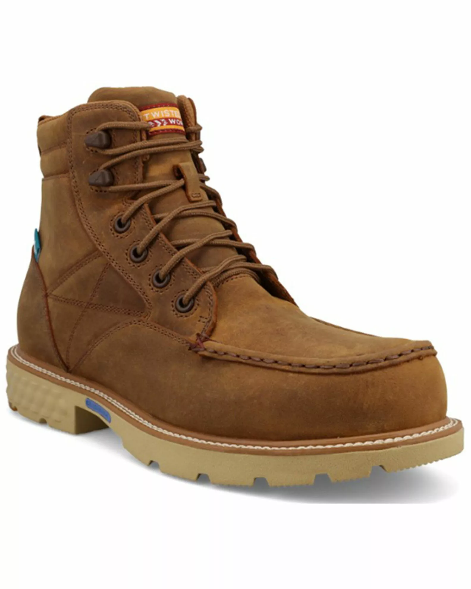 Twisted X Men's 6" Lace-Up Work Boots - Composite Toe 3 Twisted X Men's 6" Lace-Up Work Boots - Composite Toe