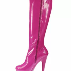 Pole Dance Shoes Black High Boots High Heel Platform Zipper Round Toe Sexy Boots For Women -UK Winter Shoes Sales 2023 201610071718507945347