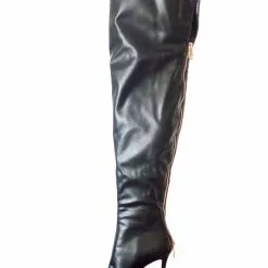 Black Thigh High Boots Womens Zipped Pointed Toe Stiletto Heel Boots 11 Black Thigh High Boots Womens Zipped Pointed Toe Stiletto Heel Boots -UK Winter Shoes Sales 2023 20161027092049297600