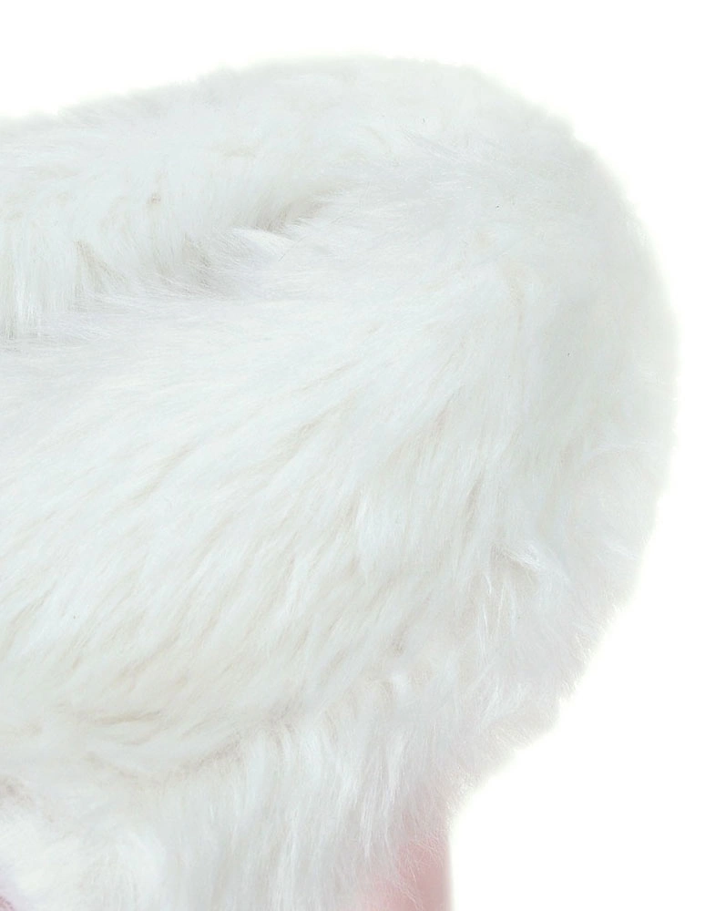 White Xmas Winter Boots Fur Top High Heel Platform Boots 8 White Xmas Winter Boots Fur Top High Heel Platform Boots - Image 6
