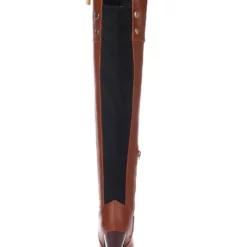 Thigh High Boots Womens Solid Color Round Toe Chunky Heel Over The Knee Boots -UK Winter Shoes Sales 2023 201711151137326485964