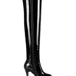 Platform Thigh High Boots Womens Patent Bright Leather Round Toe Stiletto Heel Over The Knee Boots 9 Platform Thigh High Boots Womens Patent Bright Leather Round Toe Stiletto Heel Over The Knee Boots -UK Winter Shoes Sales 2023 201712260950322697472