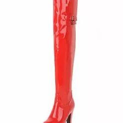 Platform Thigh High Boots Womens Almond Toe Chunky Heel Over The Knee Boots -UK Winter Shoes Sales 2023 201808271757590228121