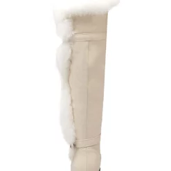Knee High Boots Womens And Faux Fur Round Toe Low Chunky Heel Boots 14 Knee High Boots Womens And Faux Fur Round Toe Low Chunky Heel Boots -UK Winter Shoes Sales 2023 201809121712114255361
