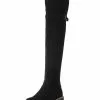 Thigh High Boots Womens Monogram Suede Round Toe Flat Heel Over The Knee Boots -UK Winter Shoes Sales 2023 201809121712147841094