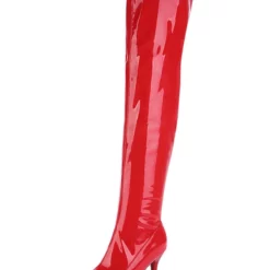 Thigh High Boots Womens Patent Pointed Toe Stiletto Bright Leather Heel Over The Knee Boots -UK Winter Shoes Sales 2023 201809121712162276122