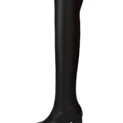 Thigh High Boots Womens Round Toe Chunky Heel Over The Knee Boots -UK Winter Shoes Sales 2023 201809121712384207832