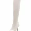 Knee High Boots Womens Patent Pointed Toe Stiletto Bright Leather Heel Boots -UK Winter Shoes Sales 2023 201809121712409138496
