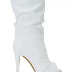 White Ankle Boots Peep Toe High Heel Sandal Booties US 5.5-12.5 -UK Winter Shoes Sales 2023 201809141851493857384