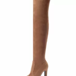 Thigh High Boots Womens Elastic Fabric Pointed Toe Chunky Heel Over The Knee Boots 23 Thigh High Boots Womens Elastic Fabric Pointed Toe Chunky Heel Over The Knee Boots -UK Winter Shoes Sales 2023 201810061344349596547