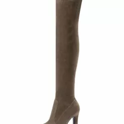 Thigh High Boots Womens Elastic Fabric Pointed Toe Chunky Heel Over The Knee Boots 22 Thigh High Boots Womens Elastic Fabric Pointed Toe Chunky Heel Over The Knee Boots -UK Winter Shoes Sales 2023 201810061344352218534