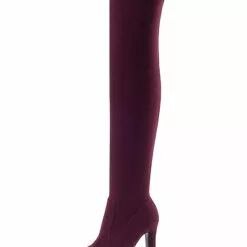 Thigh High Boots Womens Elastic Fabric Pointed Toe Chunky Heel Over The Knee Boots 21 Thigh High Boots Womens Elastic Fabric Pointed Toe Chunky Heel Over The Knee Boots -UK Winter Shoes Sales 2023 201810061344354862528