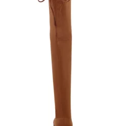 Thigh High Boots Womens Micro Suede Round Toe Flat Heel Over The Knee Boots -UK Winter Shoes Sales 2023 201810061344357458119