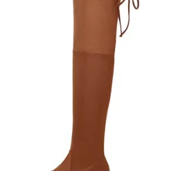 Thigh High Boots Womens Micro Suede Round Toe Flat Heel Over The Knee Boots -UK Winter Shoes Sales 2023 201810061344360113273