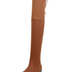 Thigh High Boots Womens Micro Suede Round Toe Flat Heel Over The Knee Boots -UK Winter Shoes Sales 2023 201810061344399042864