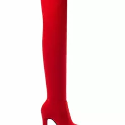 Thigh High Boots Womens Elastic Fabric Pointed Toe Chunky Heel Over The Knee Boots 24 Thigh High Boots Womens Elastic Fabric Pointed Toe Chunky Heel Over The Knee Boots -UK Winter Shoes Sales 2023 201810061344426998694