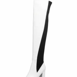 Thigh High Boots Womens And Micro Suede Patchwork Bright Leather Round Toe Chunky Heel Over The Knee Boots 11 Thigh High Boots Womens And Micro Suede Patchwork Bright Leather Round Toe Chunky Heel Over The Knee Boots -UK Winter Shoes Sales 2023 201811281424364284302