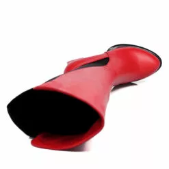 Thigh High Boots Womens And Micro Suede Patchwork Bright Leather Round Toe Chunky Heel Over The Knee Boots 14 Thigh High Boots Womens And Micro Suede Patchwork Bright Leather Round Toe Chunky Heel Over The Knee Boots -UK Winter Shoes Sales 2023 201811281424372151768