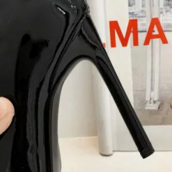 Thigh High Boots Womens Patent Pointed Toe Stiletto Heel Bright Leather Over The Knee Boots -UK Winter Shoes Sales 2023 201909231705149554096