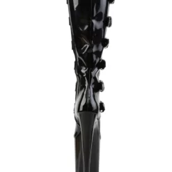 Pole Dance Shoes Sexy High Heel Boots Round Toe Zipper Stiletto Heel Rave Club Black Over The Knee Boots Stripper Shoes -UK Winter Shoes Sales 2023 202003250920563211417