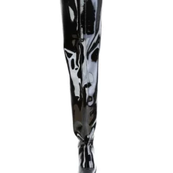 Women Sexy Boots Pointed Toe Zipper Sequins Stiletto Heel Rave Club Black Thigh High Boots -UK Winter Shoes Sales 2023 202004101442444906768