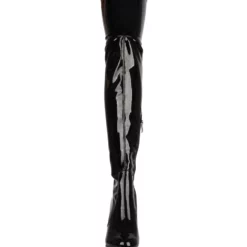 Over The Knee Boots Black Round Toe Chunky Heel High Heel Platform Bright Leather Winter Boots For Women 11 Over The Knee Boots Black Round Toe Chunky Heel High Heel Platform Bright Leather Winter Boots For Women -UK Winter Shoes Sales 2023 20200824102856355234