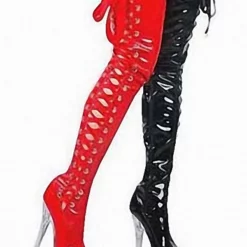 Pole Dance Shoes Women's Sexy Thigh High Heel Boots Lace Up Platform Stiletto Heel Stripper Shoes In Black 15 Pole Dance Shoes Women's Sexy Thigh High Heel Boots Lace Up Platform Stiletto Heel Stripper Shoes In Black -UK Winter Shoes Sales 2023 202107071721520813066