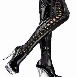 Pole Dance Shoes Women's Sexy Thigh High Heel Boots Lace Up Platform Stiletto Heel Stripper Shoes In Black 13 Pole Dance Shoes Women's Sexy Thigh High Heel Boots Lace Up Platform Stiletto Heel Stripper Shoes In Black -UK Winter Shoes Sales 2023 202107071721536509128