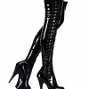 Pole Dance Shoes Women's Sexy Thigh High Boots Side Lace Up Platform Stiletto Heel Boots In Black 2 Pole Dance Shoes Women's Sexy Thigh High Boots Side Lace Up Platform Stiletto Heel Boots In Black -UK Winter Shoes Sales 2023 202107071722076349412