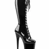 Pole Dance Shoes Women's Sexy Knee High Boots Lace Up Platform Stiletto Heel Boots Stripper Shoes In Black 2 Pole Dance Shoes Women's Sexy Knee High Boots Lace Up Platform Stiletto Heel Boots Stripper Shoes In Black -UK Winter Shoes Sales 2023 202107071722186674981
