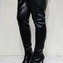 Women's Wide Thigh High Heel Boots