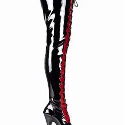 Pole Dance Shoes Women's Exotic Heels Lace Up Platform Thigh High Heel Boots -UK Winter Shoes Sales 2023 20210812151958449607