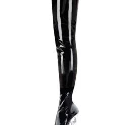Pole Dance Shoes Women's Clear Platform Chunky Heel Thigh High Boots Stripper Shoes -UK Winter Shoes Sales 2023 202108121520222385310