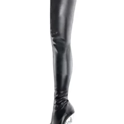 Pole Dance Shoes Women's Clear Platform Chunky Heel Thigh High Boots Stripper Shoes -UK Winter Shoes Sales 2023 202108121520225976381