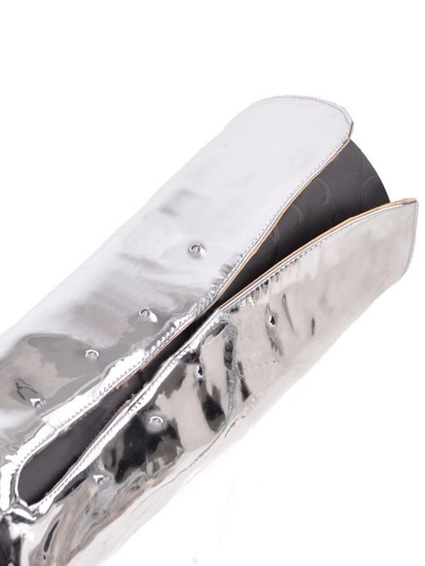 Pole Dance Shoes Women's Metallic Platform Sexy Thigh High Heel Boots 6 Pole Dance Shoes Women's Metallic Platform Sexy Thigh High Heel Boots - Image 4