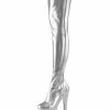 Pole Dance Shoes Women's Sexy Platform Stiletto Heel Thigh High Boots