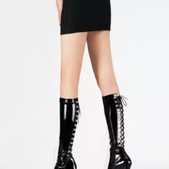 Pole Dance Shoes Women's Platform Lace Up Stiletto Heel Sexy Knee High Boots -UK Winter Shoes Sales 2023 202108121528209239805