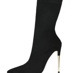 Women's High Heel Sock Boots -UK Winter Shoes Sales 2023 202108171812329198973