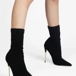 Women's High Heel Sock Boots -UK Winter Shoes Sales 2023 202108171812357437159