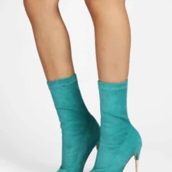 Women's High Heel Sock Boots -UK Winter Shoes Sales 2023 202108171812373676466