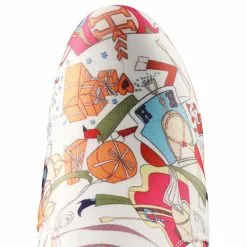 Women's Printed Stiletto Heel Platform Thigh High Boots -UK Winter Shoes Sales 2023 202108171815377667782