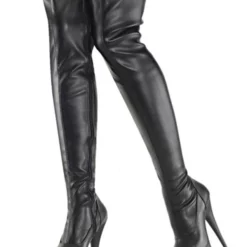 Pole Dance Shoes Women Sexy Thigh High Boots Platform Stiletto Heel