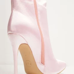 Women's High Heel Boots Pink Pointed Toe Stiletto Heel Knee High Boots -UK Winter Shoes Sales 2023 202109261525460018031