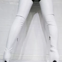 Women Over The Knee Boots Plus Size Stiletto Heel PU Leather Black Thigh High Boots 17 Women Over The Knee Boots Plus Size Stiletto Heel PU Leather Black Thigh High Boots -UK Winter Shoes Sales 2023 202110111344357775672