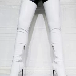 Women Over The Knee Boots Plus Size Stiletto Heel PU Leather Black Thigh High Boots 21 Women Over The Knee Boots Plus Size Stiletto Heel PU Leather Black Thigh High Boots -UK Winter Shoes Sales 2023 202110111344371097120