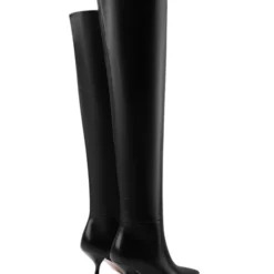 Women Over The Knee Boots Stiletto Heel Pointed Toe PU Leather Eric White Thigh High Boots -UK Winter Shoes Sales 2023 202110121523227028843