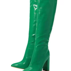 Women's Knee High Boots Chunky Heel Pointy Toe -UK Winter Shoes Sales 2023 202205121909387641962
