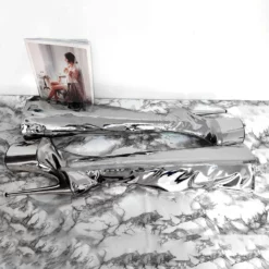 Women's Sexy Boots Silver Platform High Heel Thigh High Boots -UK Winter Shoes Sales 2023 20220803104313257516