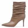 Women's Slouch Boots Pointed Toe High Heel Ankle Boots -UK Winter Shoes Sales 2023 202208081555304123648