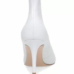 High Heel Booties Burgundy Pointed Toe Stiletto Heel Ankle Boots -UK Winter Shoes Sales 2023 202208081555417957726